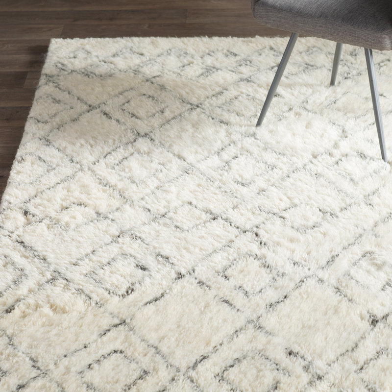 Mercury Row Gholston HandTufted Wool/Cotton Beige Area Rug & Reviews